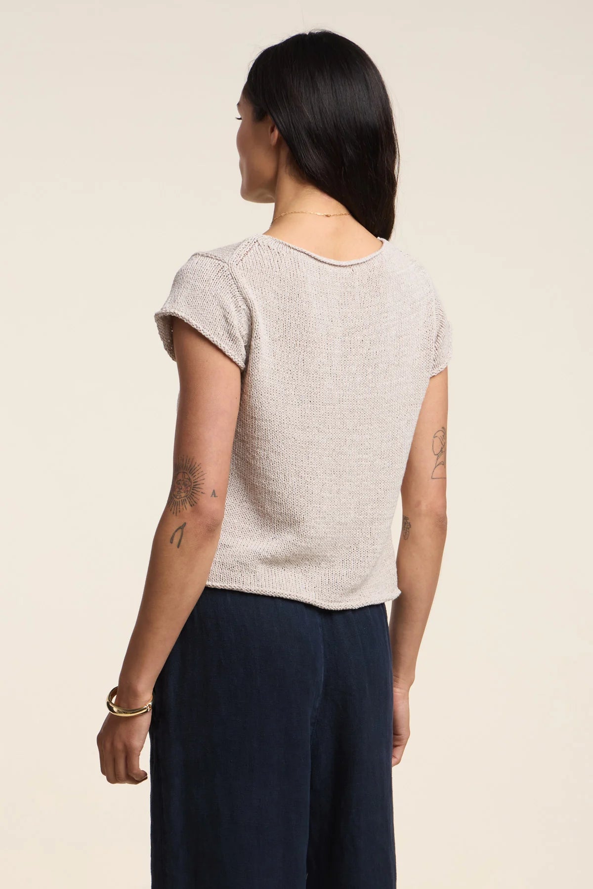 VELVET - WOMEN'S MILOU07 COTTON TAPE TOP