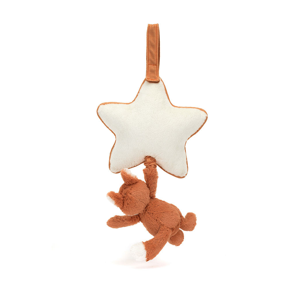 JELLYCAT - PULL TOY BASHFUL FOX CUB MUSICAL PULL