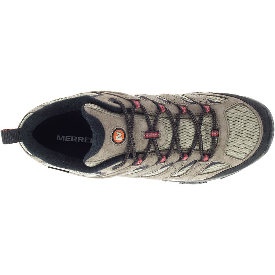 MERRELL- MEN'S MOAB 3 WP HIKING SHOE DARK BROWN