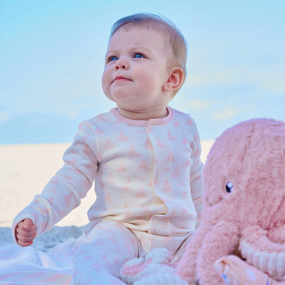 MAGNETIC ME - TINY TIDES PK ORG COT MAGNETIC FOOTIE