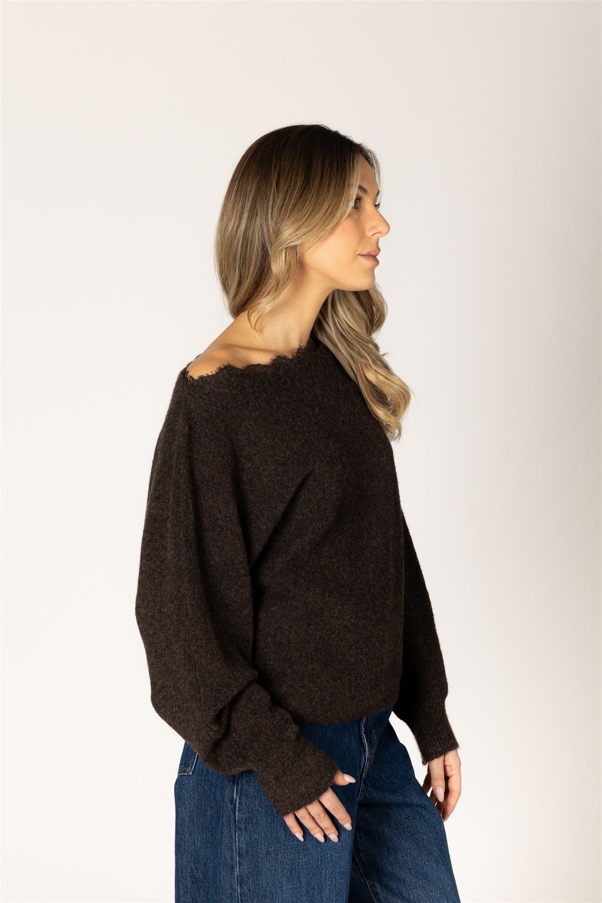 LYLA & LUXE - NOBULACE NOVELTY LACE SWEATER