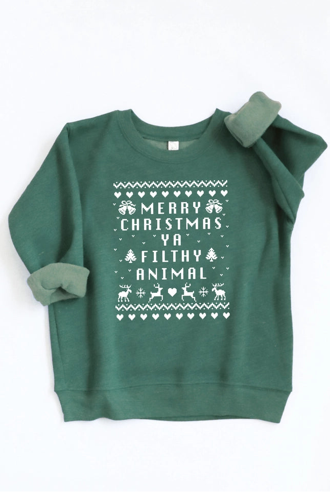 OAT COLLECTION - KIDS "FILTHY ANIMA"L SWEATSHIRT