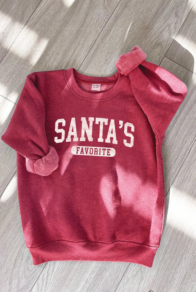 OAT COLLECTIVE - KIDS SANTA'S FAVORITE SWEATSHIRT