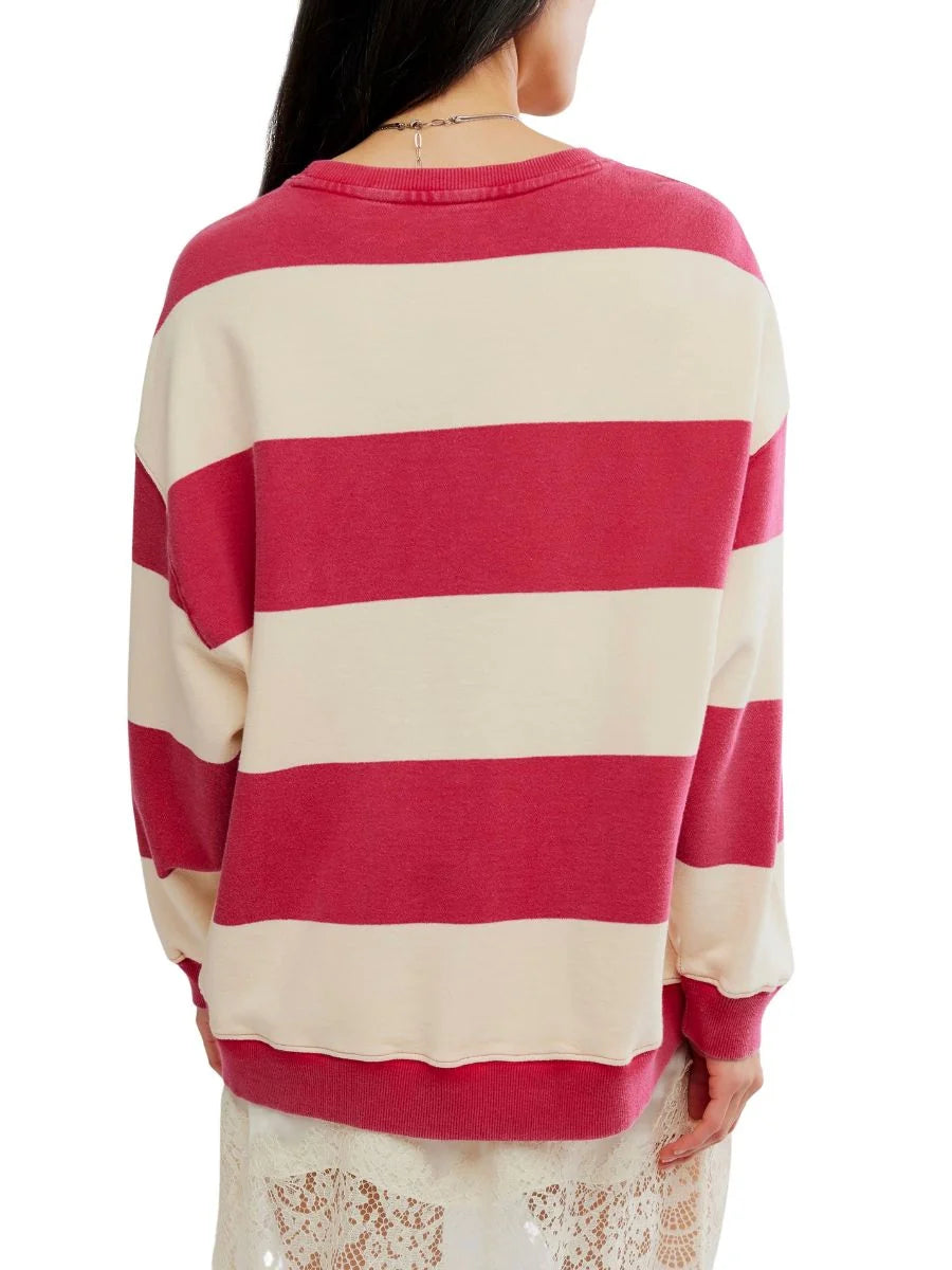 FREE PEOPLE - CLASSIC STRIPE CREW