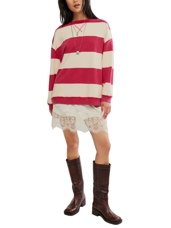 FREE PEOPLE - CLASSIC STRIPE CREW