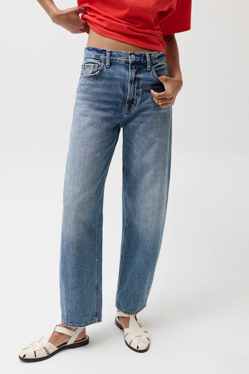 PISTOLA - WES HIGH RISE BARREL DENIM