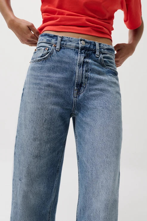 PISTOLA - WES HIGH RISE BARREL DENIM