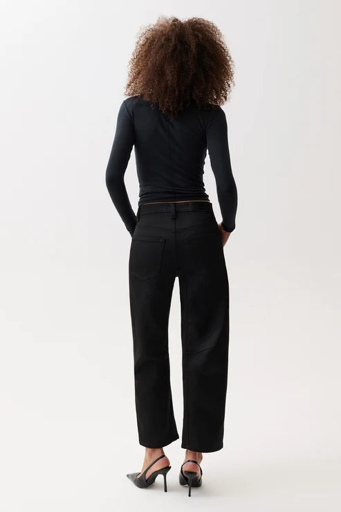 PISTOLA - BEAU SATEEN SEAMED CRESCENT LEG PANT