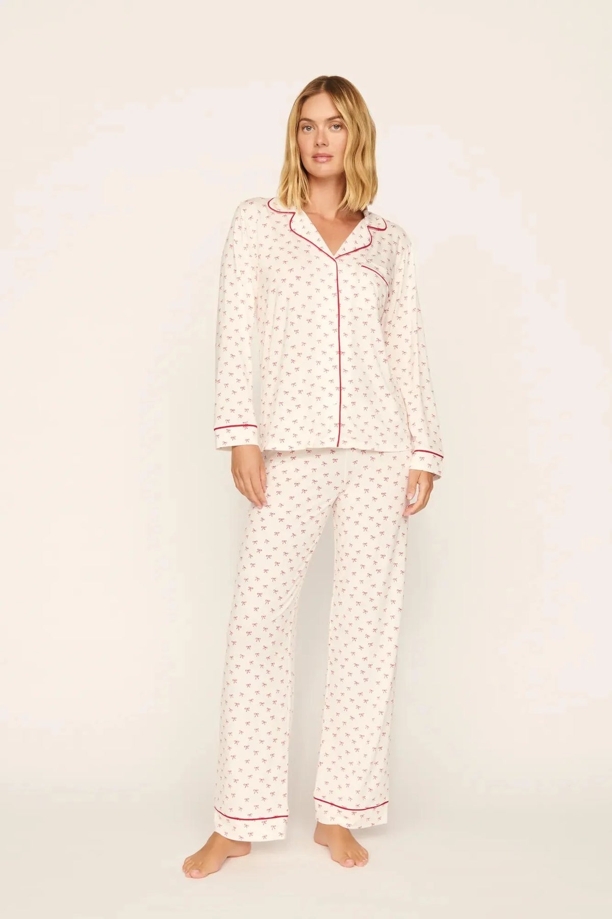 EBERJEY - GISELE PRINTED LONG PJ SET
