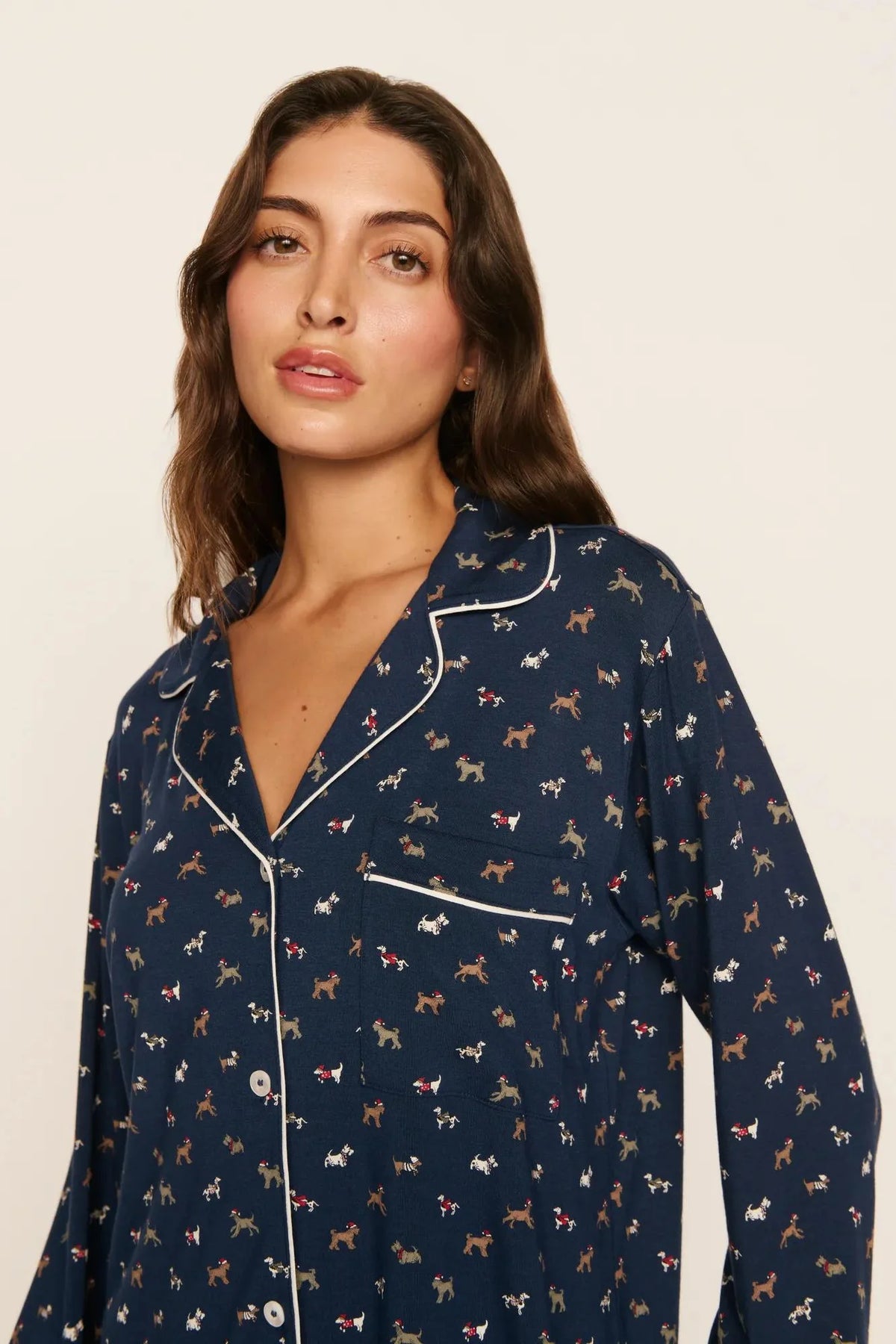 EBERJEY - GISELE PRINTED LONG PJ SET