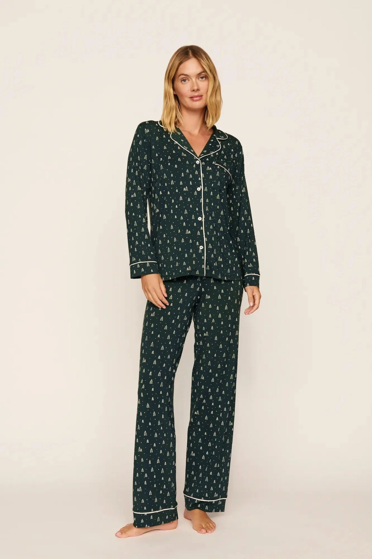 EBERJEY - GISELE PRINTED LONG PJ SET