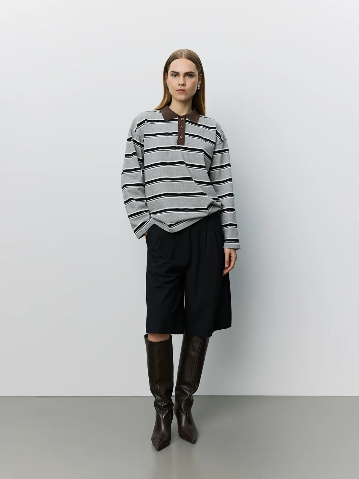 SOFIE SCHNOOR - PRIASW STRIED LS POLO