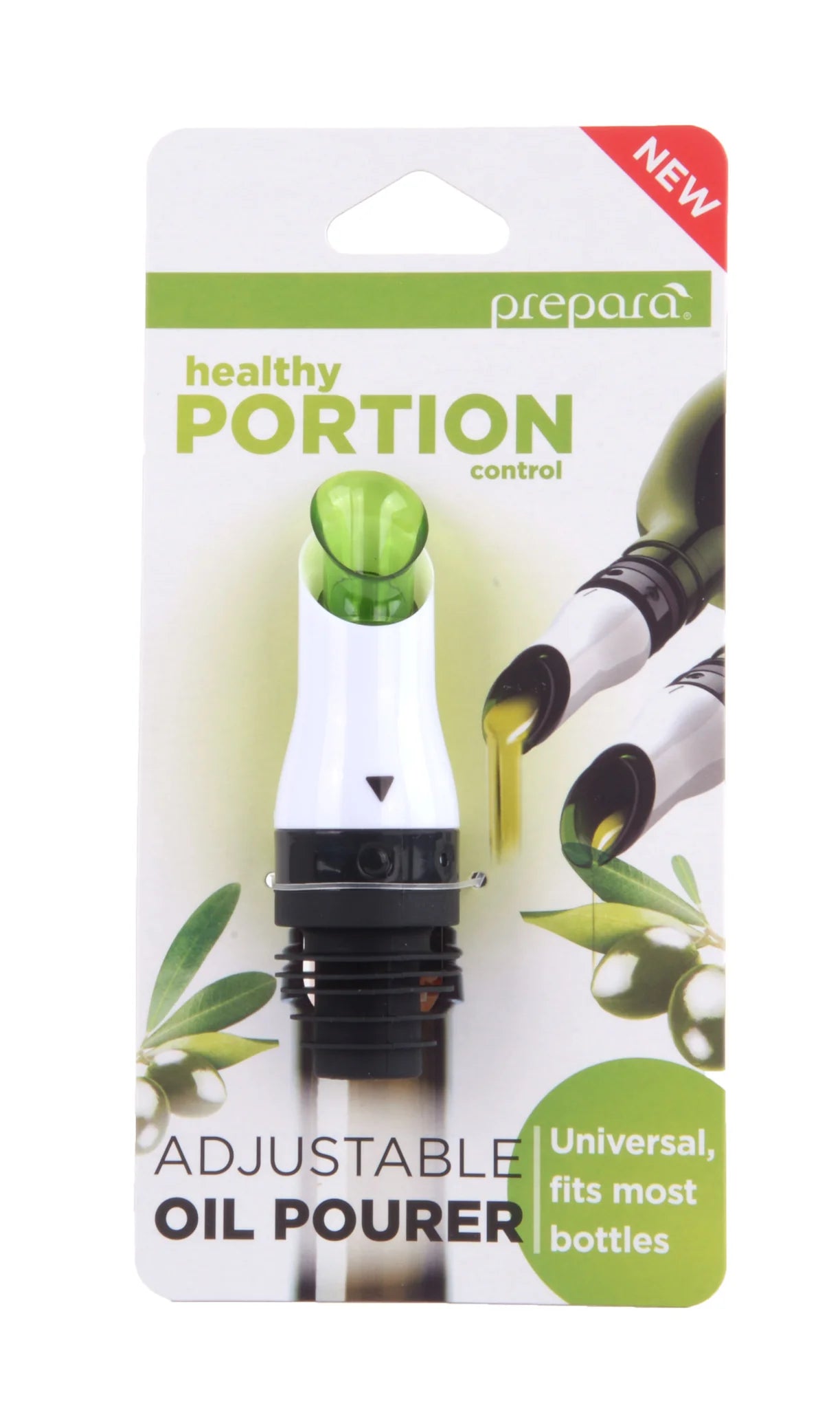 PS - ADJUSTABLE OIL POURER WHITE