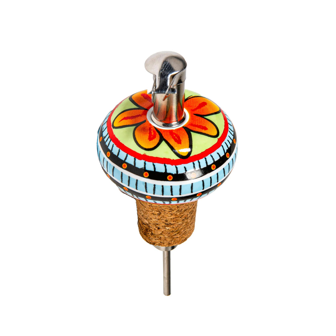 PS - CERAMIC OIL POURER RED