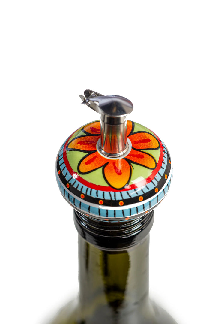 PS - CERAMIC OIL POURER RED