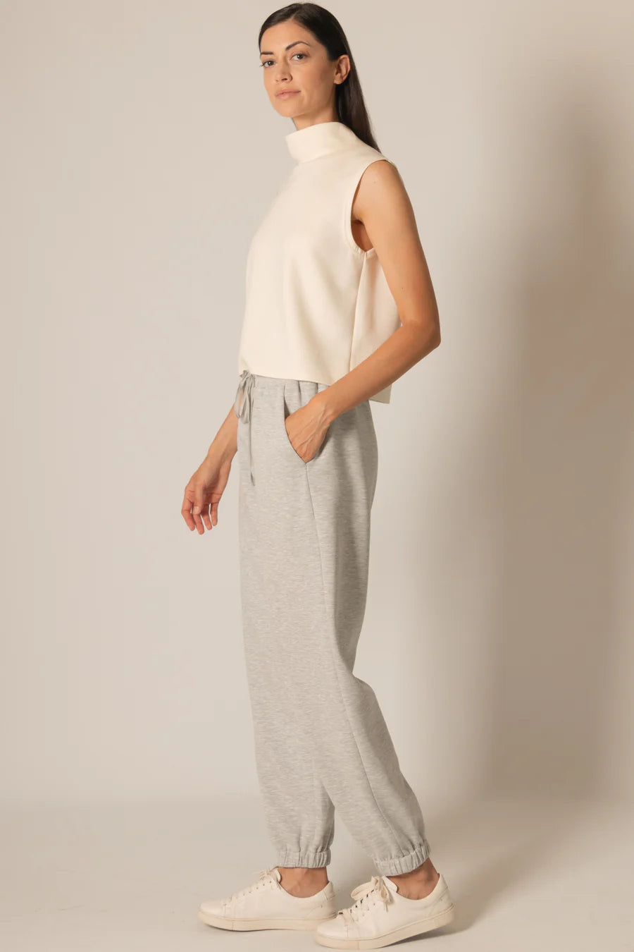 P CILL - WOMEN'S REMI COWL NECK TOP