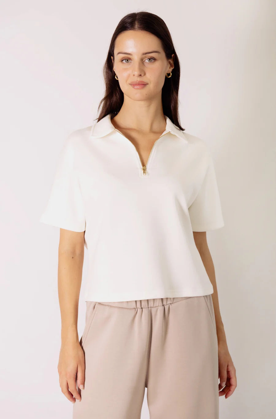 P CILL - WOMEN'S SHORT SLEEVE 1/4 ZIP TOP