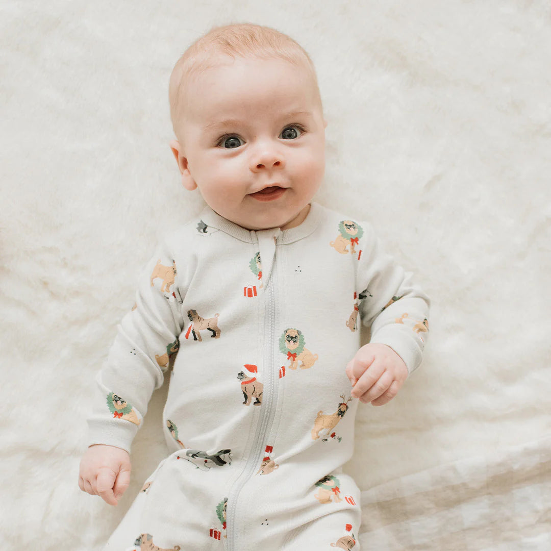 PETIT LEM- BABY HOLIDAY PUG SLEEPER