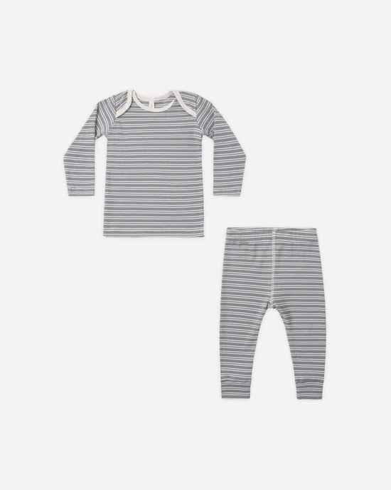 QUINCY MAE - RIBBED TEE + LEGGING SET
