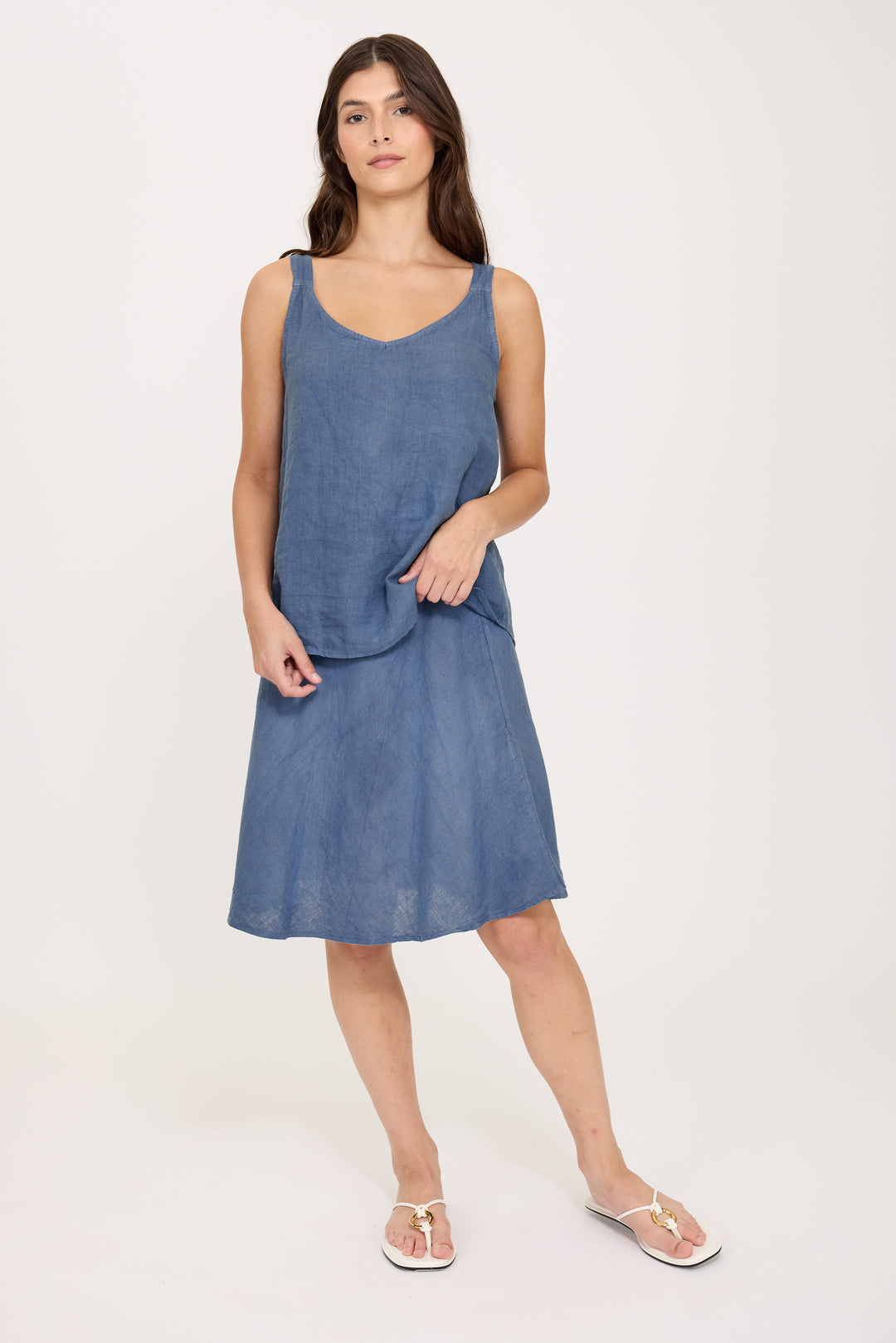 PISTACHE - LINEN TANK TOP