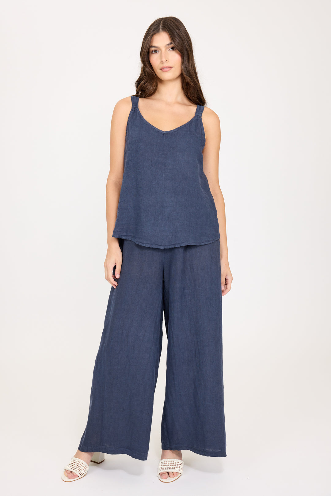 PISTACHE - LINEN TANK TOP