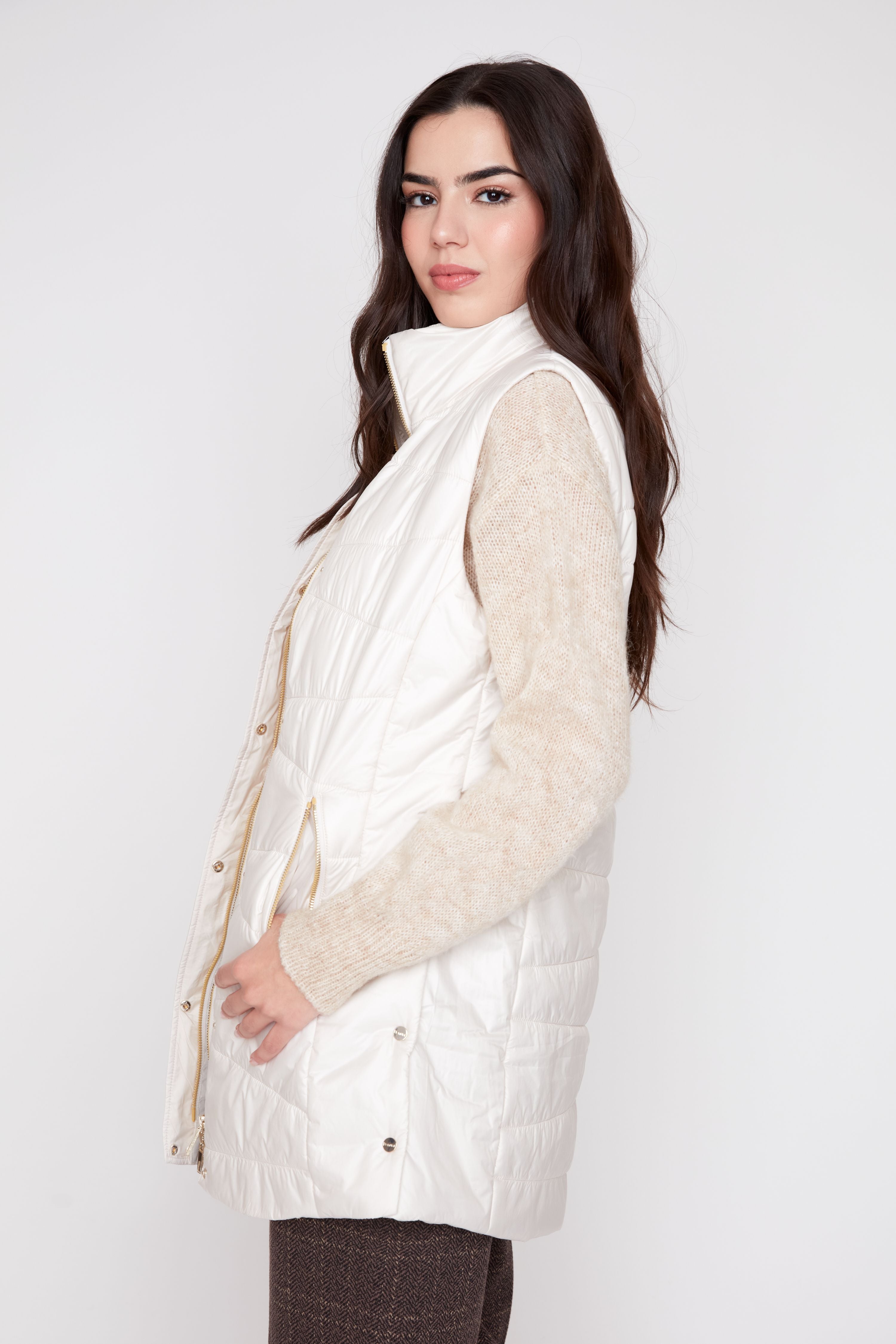 RENUAR - WOMEN'S WOVEN VEST