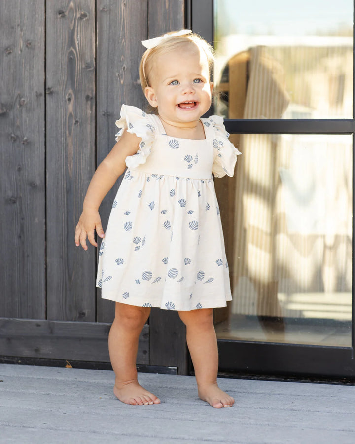 RYLEE + CRU - KIDS MARIPOSA DRESS SEASHELLS