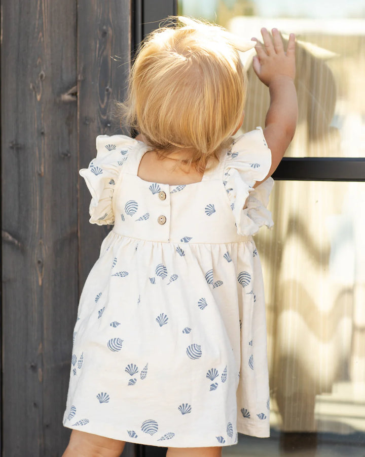 RYLEE + CRU - KIDS MARIPOSA DRESS SEASHELLS