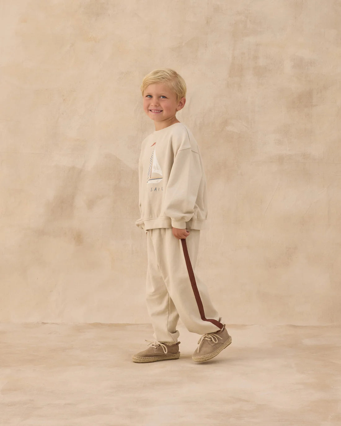 RYLEE + CRU - KIDS OVERSIZED SWEATSHIRT SET SAIL