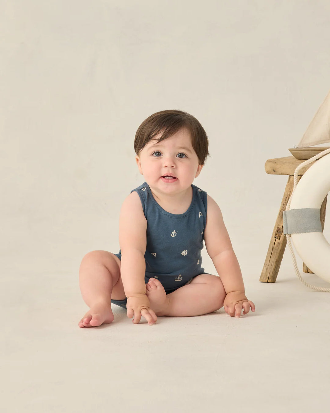 RYLEE + CRU - SLEEVELESS ONE-PIECE MARITIME