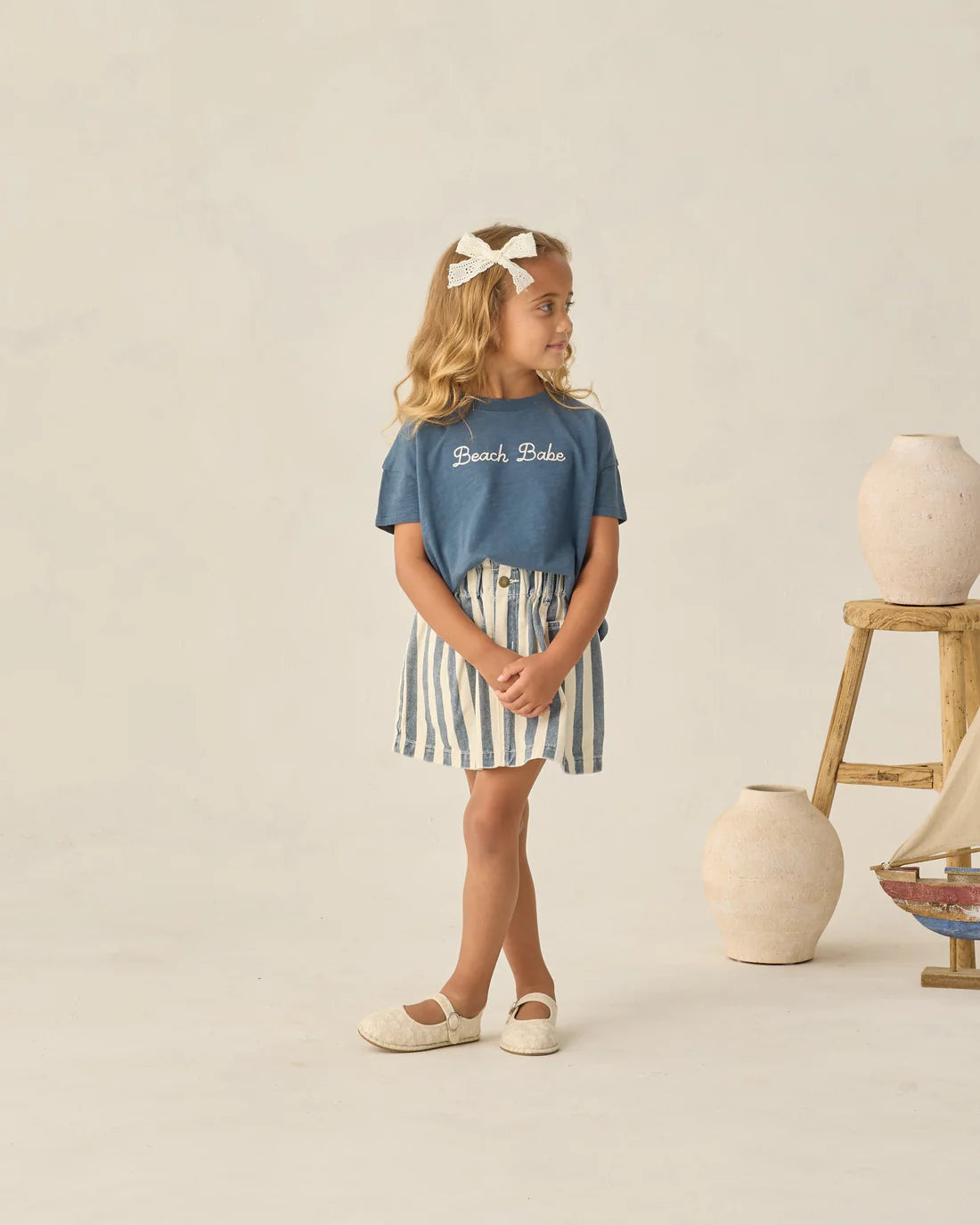 RYLEE + CRU - BOXY TEE BEACH BABE