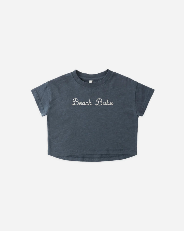 RYLEE + CRU  - BOXY TEE BEACH BABE