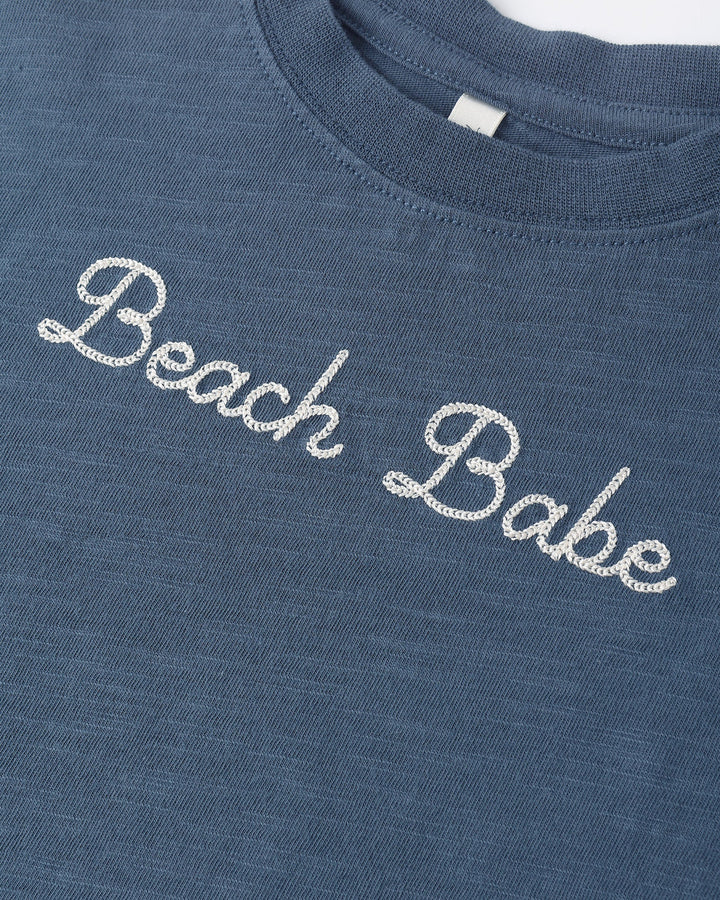 RYLEE + CRU  - BOXY TEE BEACH BABE