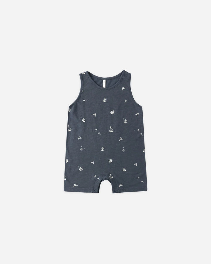 RYLEE + CRU - SLEEVELESS ONE-PIECE MARITIME