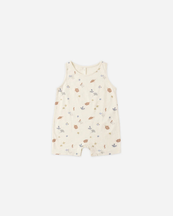 RYLEE + CRU - BABY SLEEVELESS ONE-PIECE AQUATIC