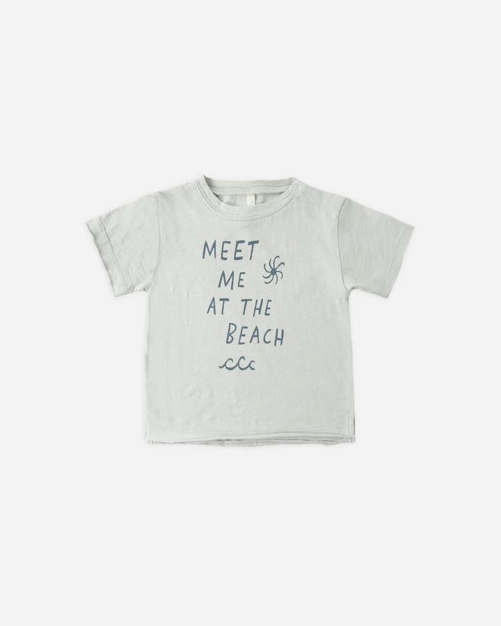 RYLEE + CRU - KIDS RAW EDGE TEE MEET ME AT THE BEACH