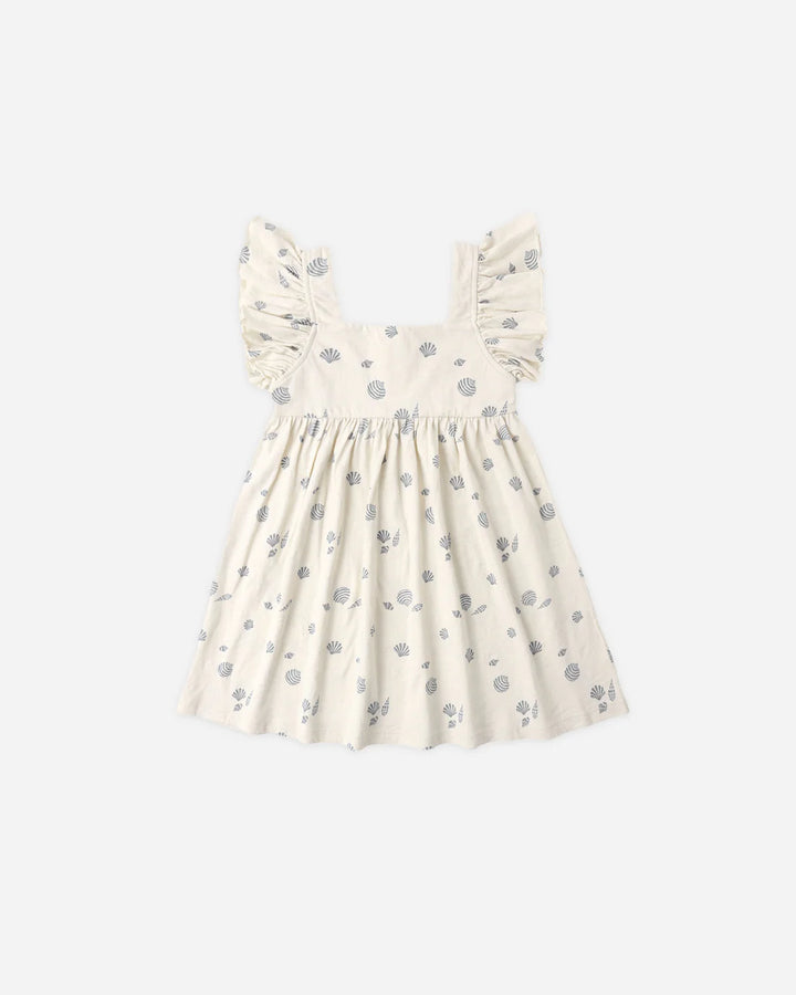 RYLEE + CRU - KIDS MARIPOSA DRESS SEASHELLS