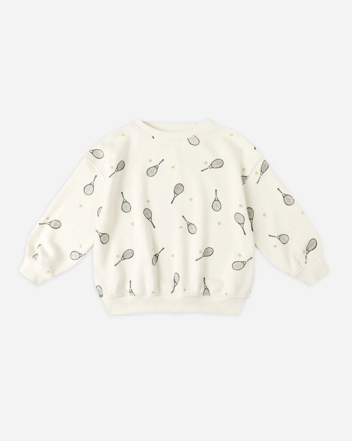 RYLEE + CRU- KIDS TENNIS RELAXED SWEATSHIRT
