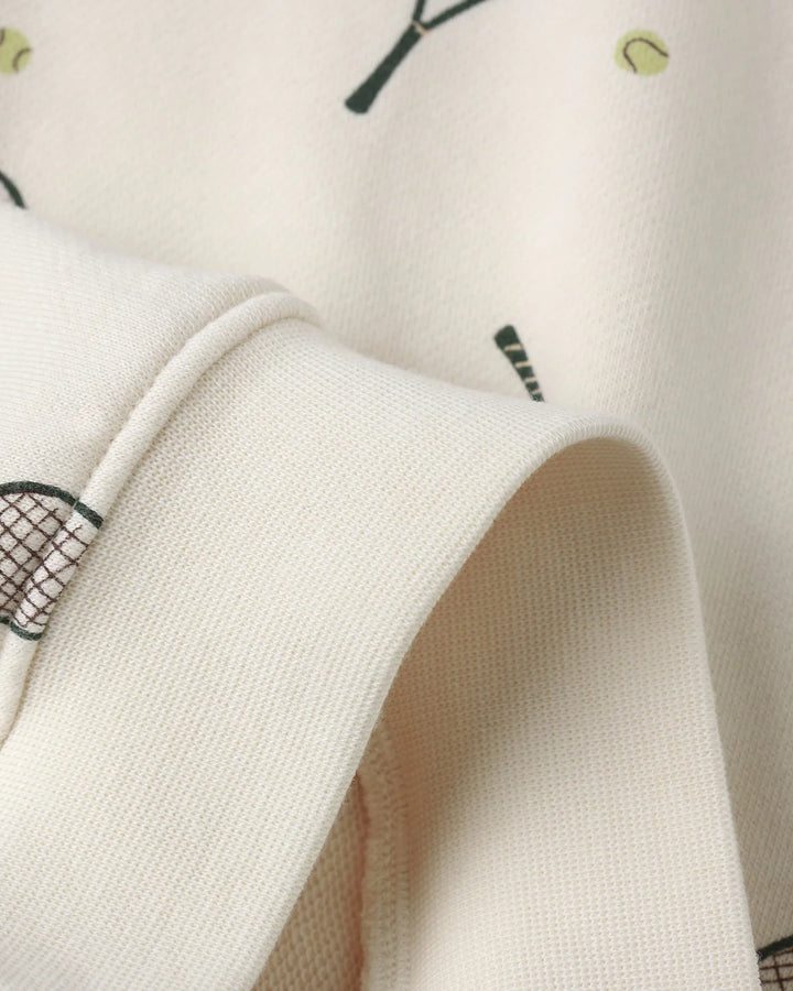 RYLEE + CRU- KIDS TENNIS RELAXED SWEATSHIRT