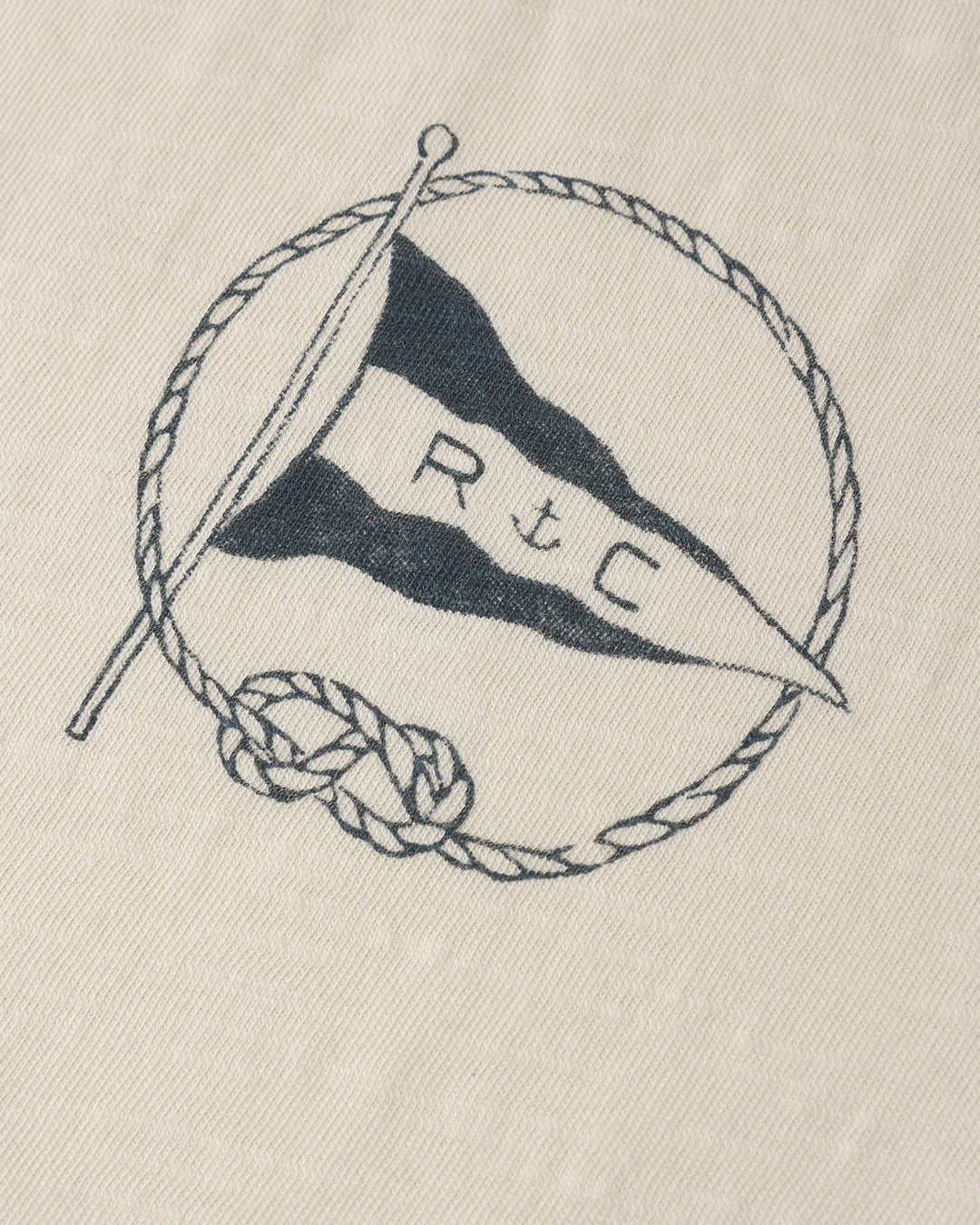RYLEE + CRU - CONTRAST S/S TEE NAUTICAL FLAG