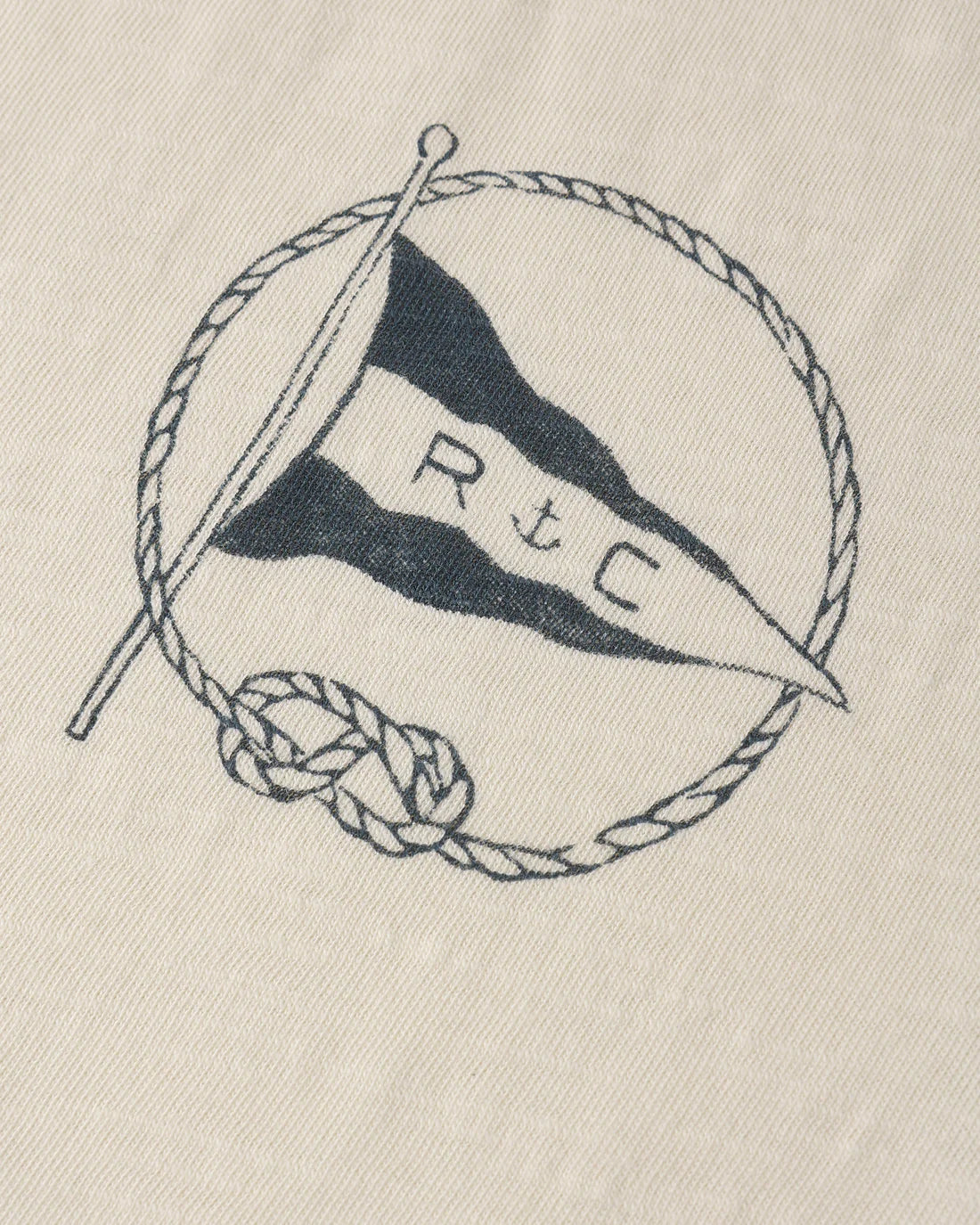 RYLEE + CRU - CONTRAST S/S TEE NAUTICAL FLAG