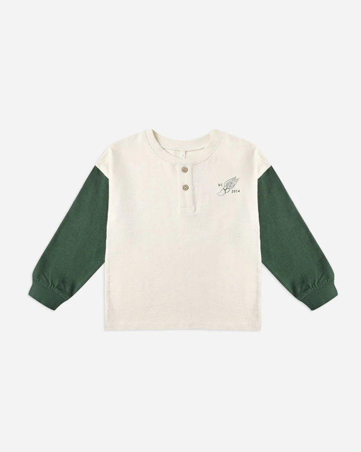RYLEE + CRU- KIDS RELAXED LONG SLEEVE HENLEY