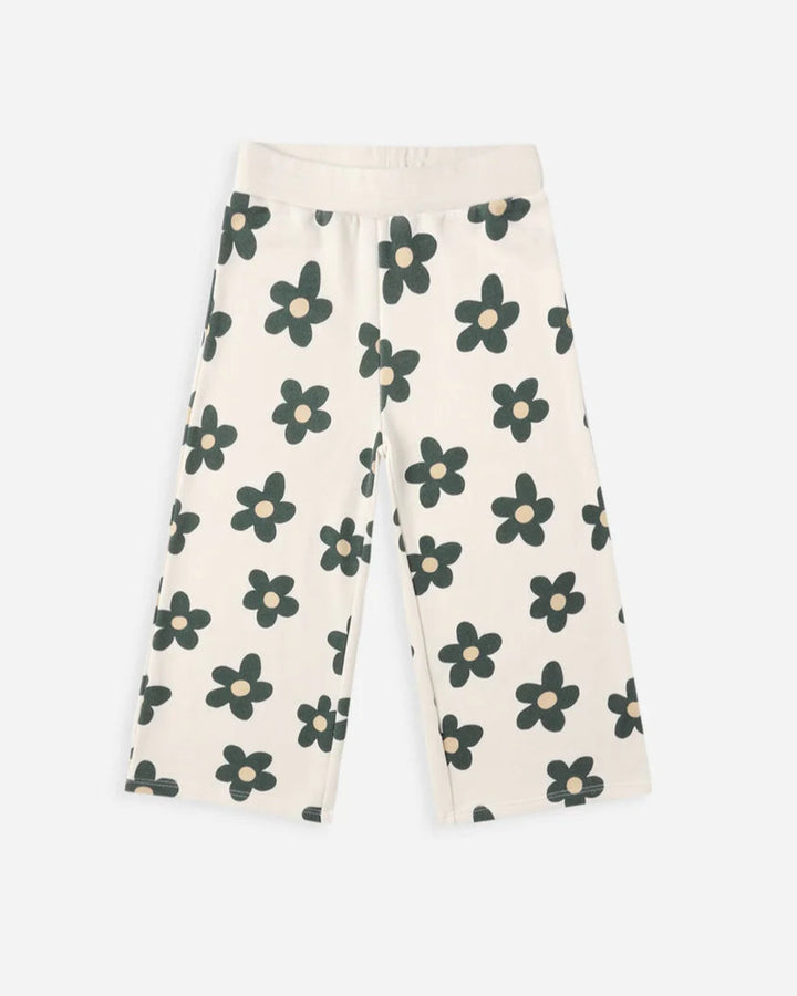 RYLEE + CRU- KIDS WIDE LEG DAISY SWEATPANT