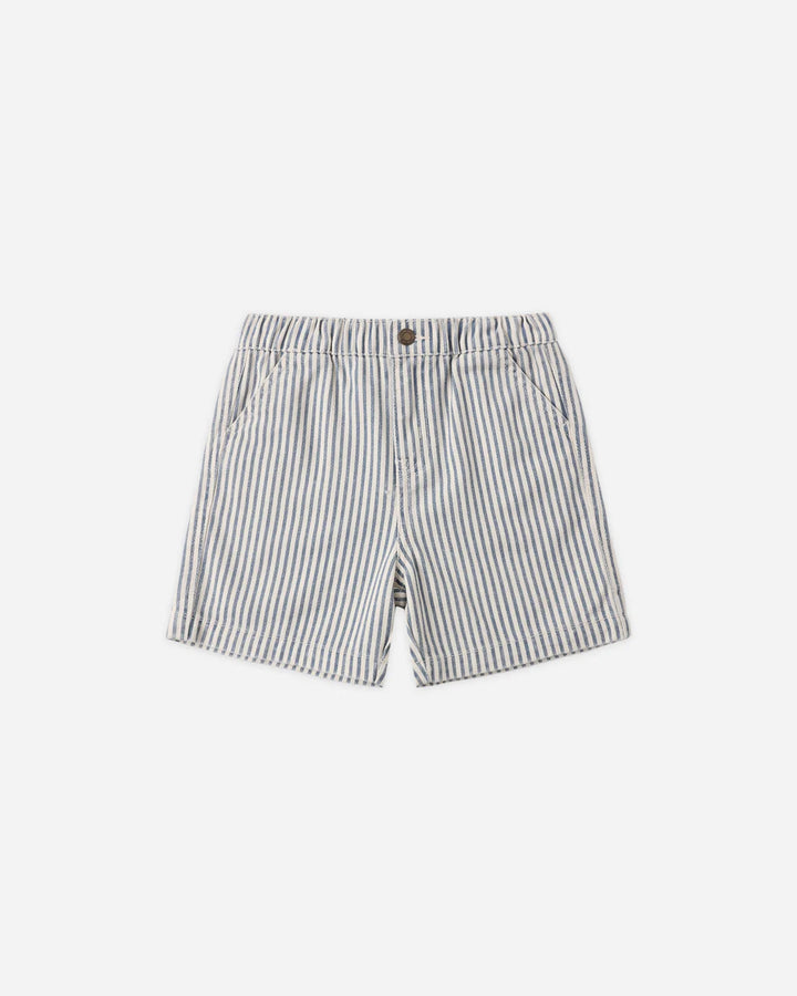 RYLEE + CRU - KIDS DAWSON SHORT RAILROAD STRIPE