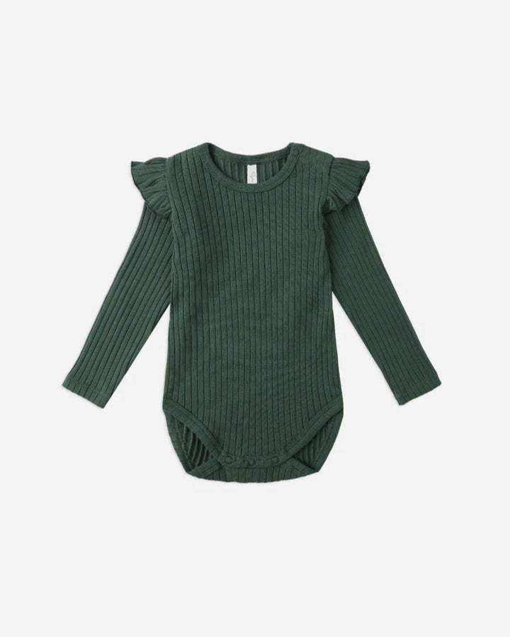 RYLEE + CRU- KIDS SHOULDER RUFFLE BODYSUIT