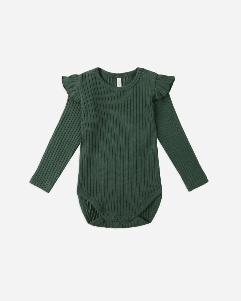 RYLEE + CRU- KIDS SHOULDER RUFFLE BODYSUIT