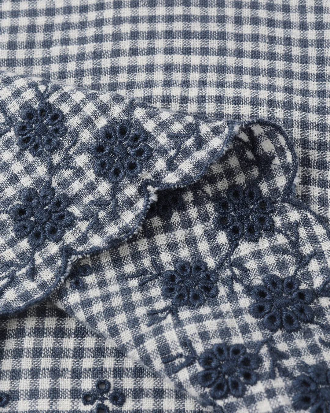 RYLEE + CRU - KIDS LENNON DRESS MARINE GINGHAM