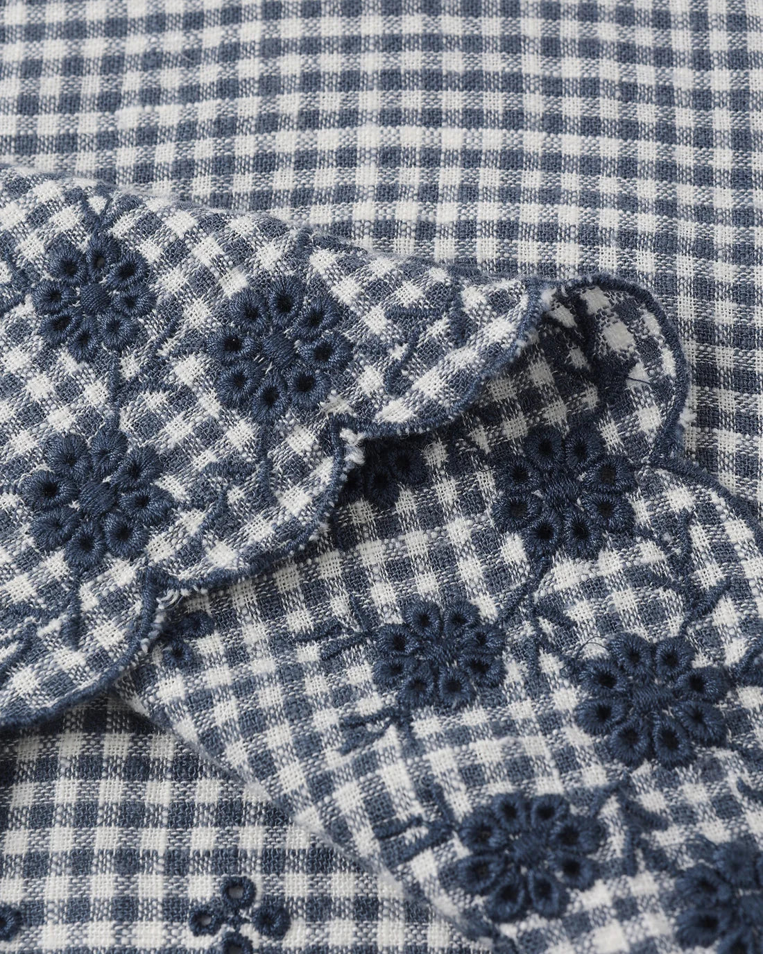 RYLEE + CRU - KIDS LENNON DRESS MARINE GINGHAM