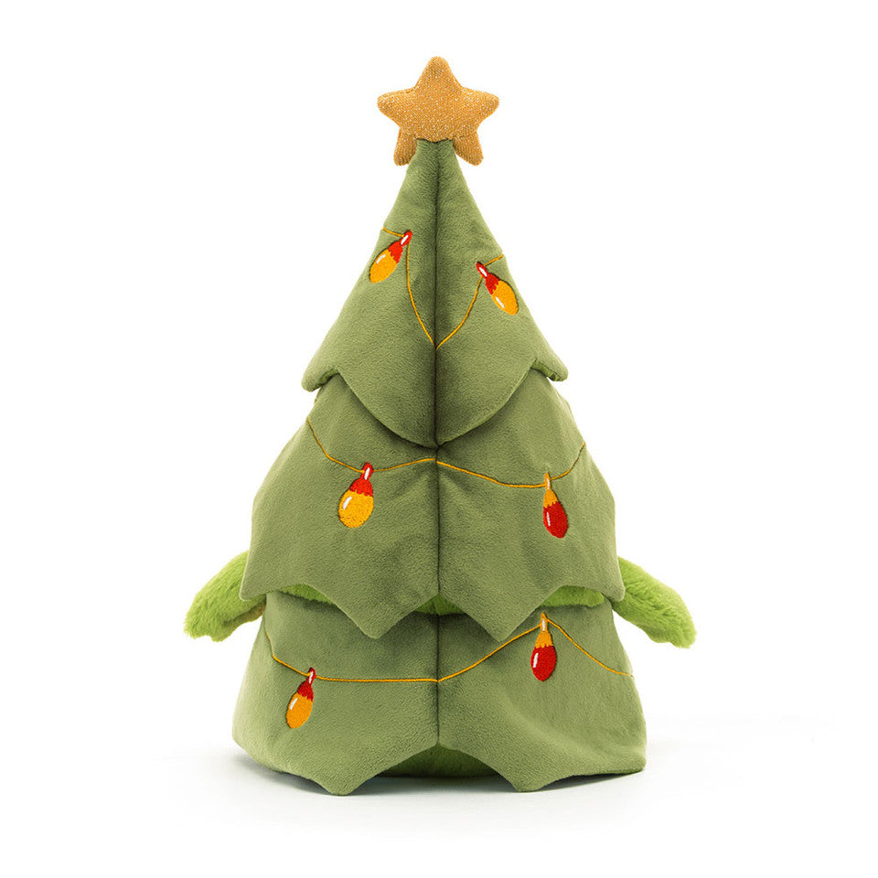 JELLYCAT - PLUSH TOY CHRISTMAS TREE RICKY RAIN FROG