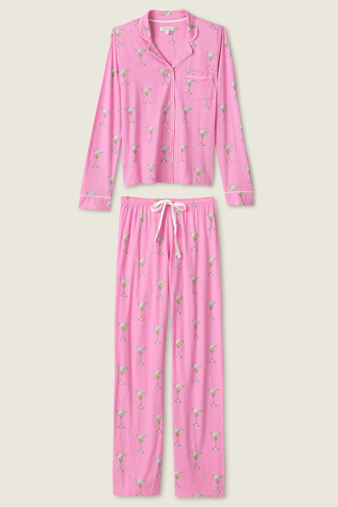 P.J. SALVAGE- WOMEN'S PLAYFUL PRINTS DRINKS PJ SET